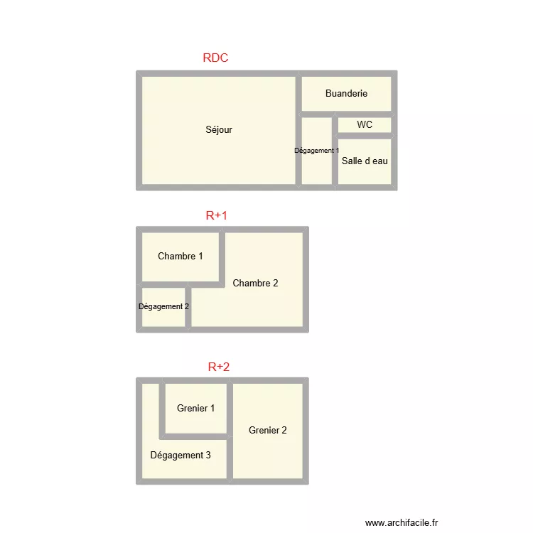 2412 CLOITRE. Plan de 