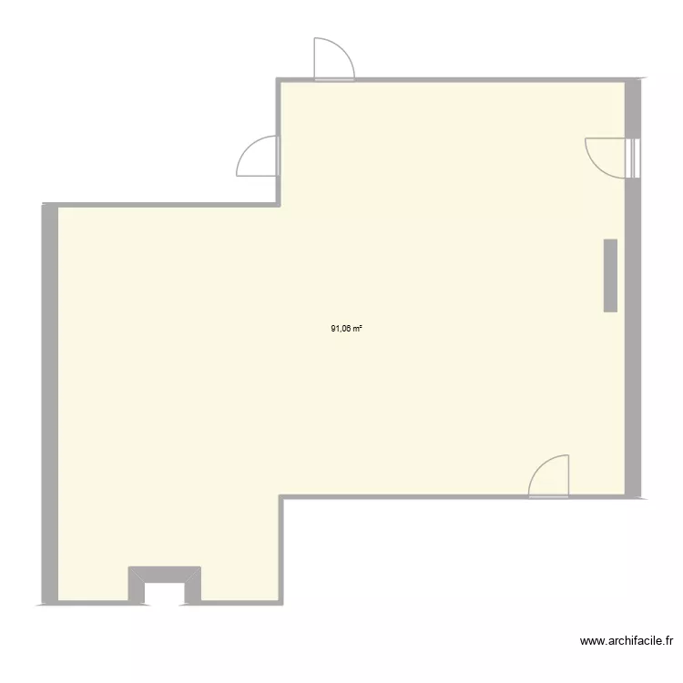 reda. Plan de 1 Pièce et 91 m² reda. Plan de 1 Pièce et 91 m²