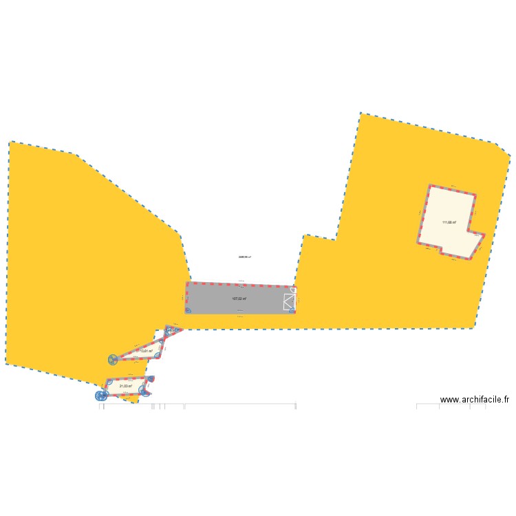 DEPOT SASEM. Plan de 6 pièces et 256 m2