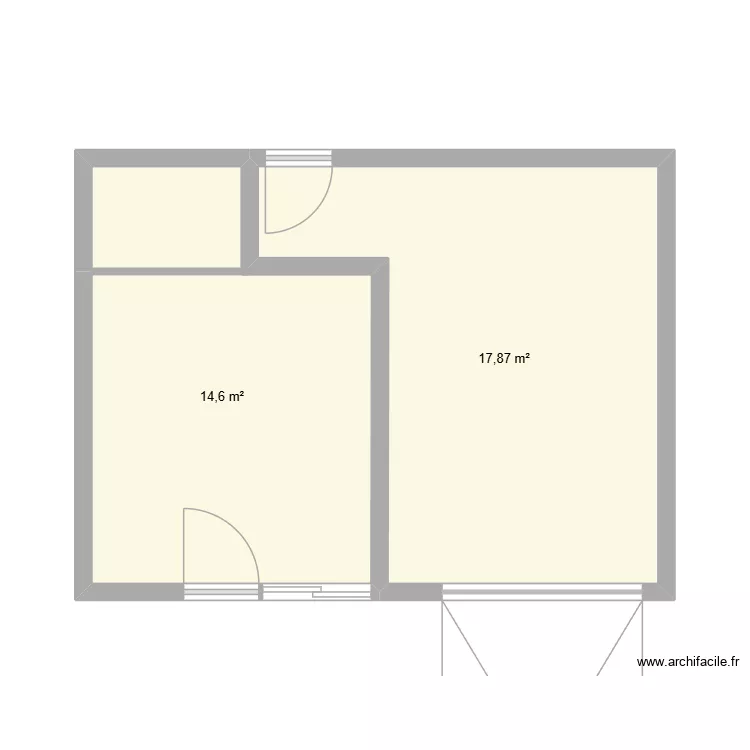 Garage Delphine Sylvain 1. Plan de 2 et 32 m² Garage Delphine Sylvain 1. Plan de 2 et 32 m²