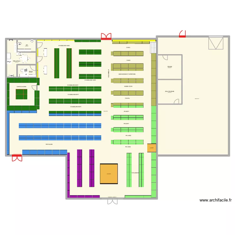 Bergerac V2.2. Plan de 