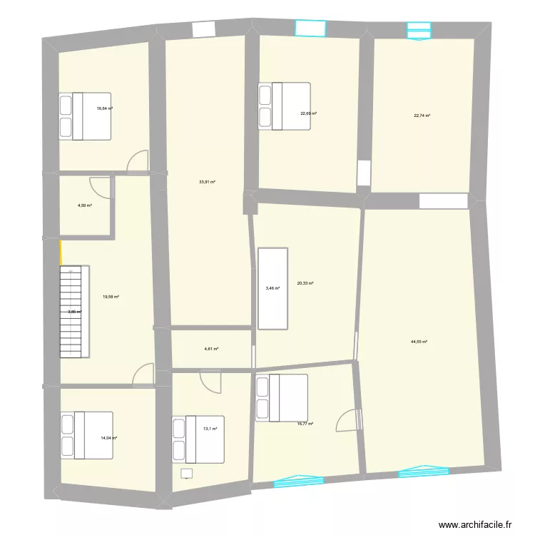 BOUVERET +1 v4(REPARTITION)& amenagementIDEE2. Plan de 14 et 248 m² BOUVERET +1 v4(REPARTITION)& amenagementIDEE2. Plan de 14 et 248 m²