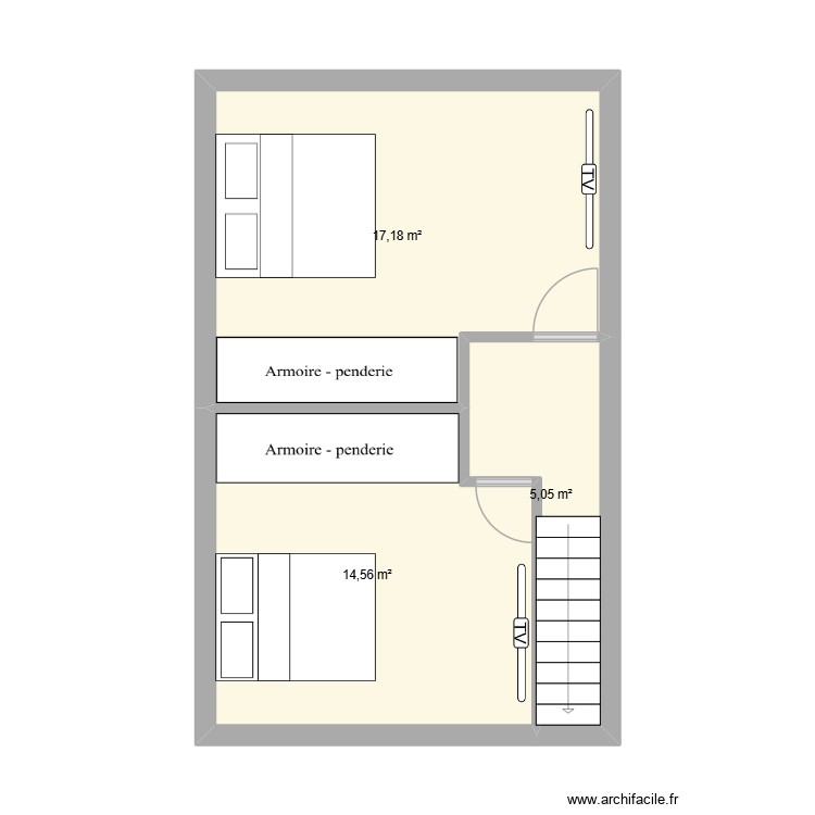 jf hova grenier. Plan de 0 pièce et 0 m2