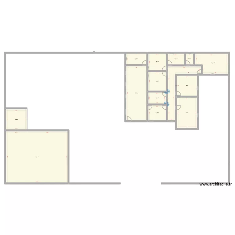 maison que je veux faire a la base de celle de papi et mamie. Plan de 