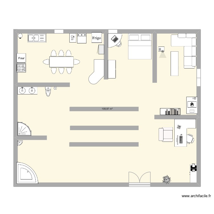 magasin. Plan de 0 pièce et 0 m2