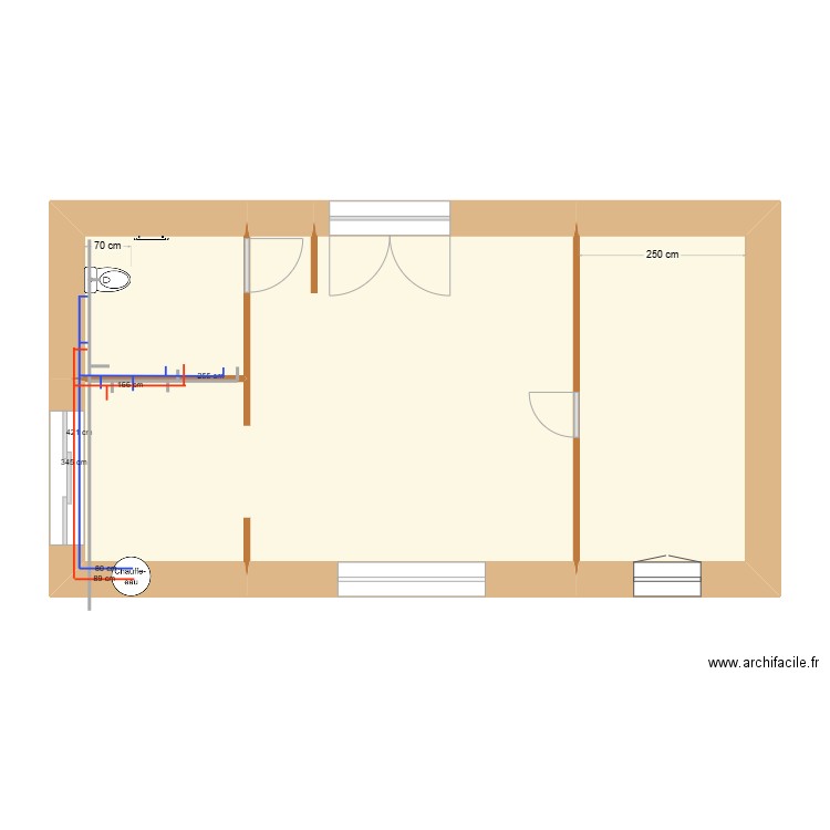Adega Vila Nova 3060  2 plomberie. Plan de 0 pièce et 0 m2