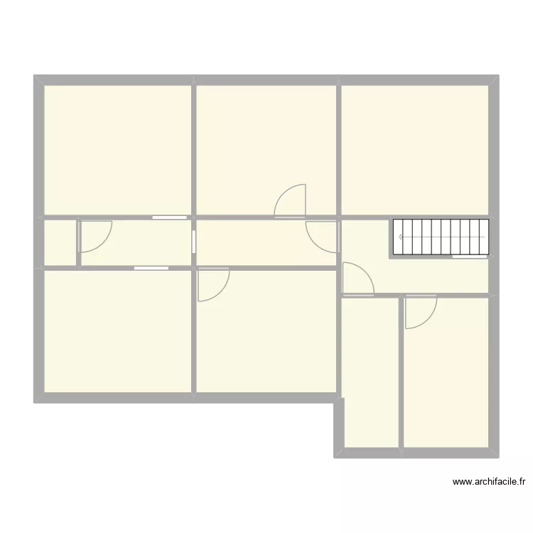 LUNEAU R+1. Plan de 