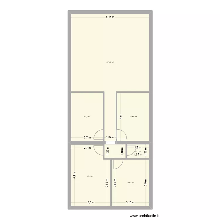 const1. Plan de 6 et 99 m² const1. Plan de 6 et 99 m²