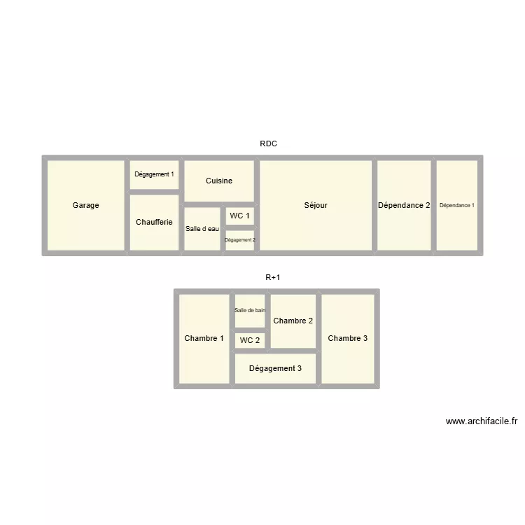 2602 PATOUREAU. Plan de 16 pièces et 26 m²