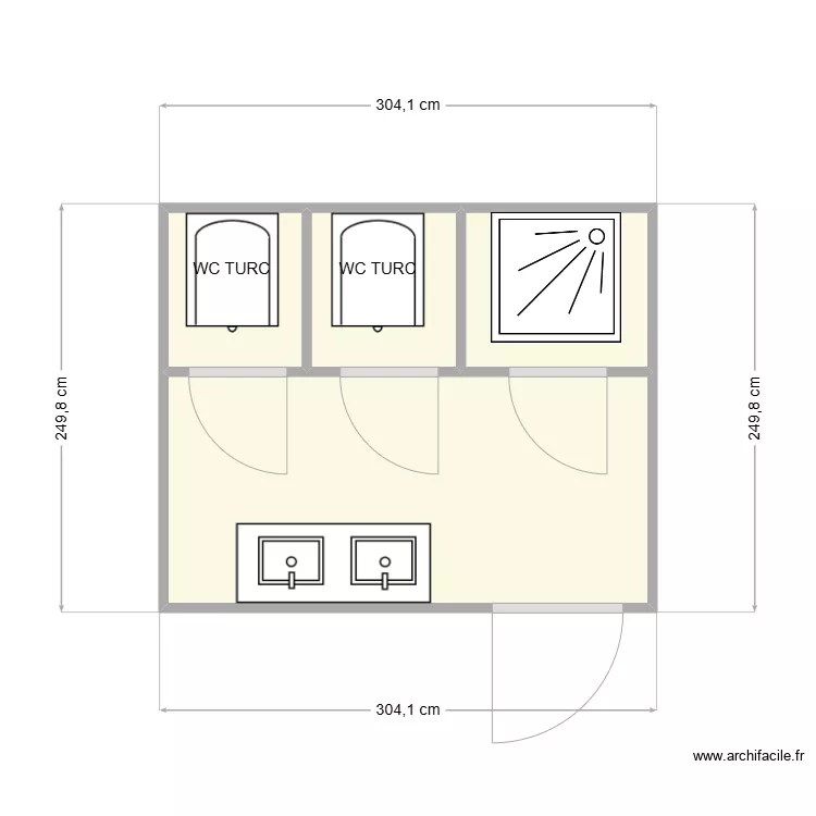 BADOUT BTP CHANTIER IRIGNY. Plan de 