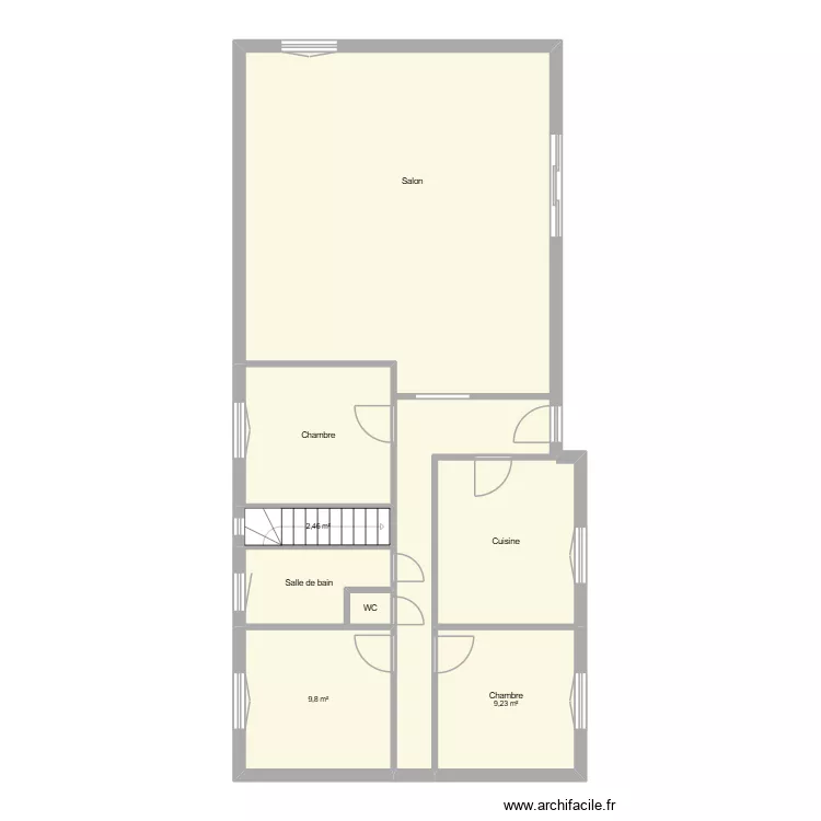 FOLLIOT RDC. Plan de 8 et 104 m² FOLLIOT RDC. Plan de 8 et 104 m²