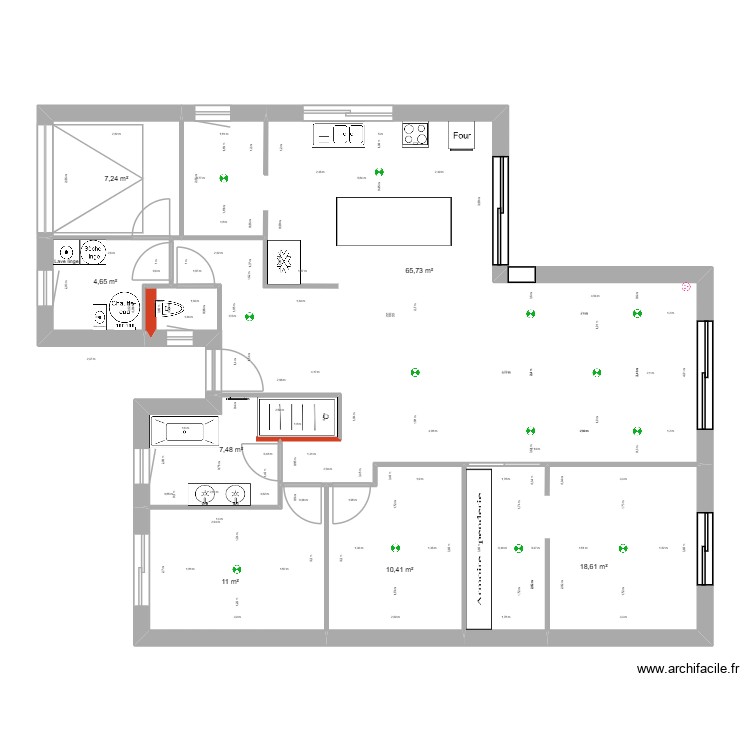 MAISON. Plan de 0 pièce et 0 m2