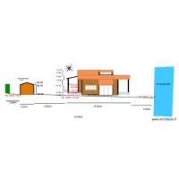 Plan en coupe                              chalet 49