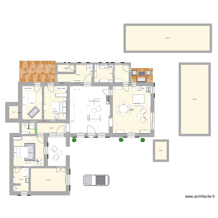 plan sinc modif. Plan de 0 pièce et 0 m2