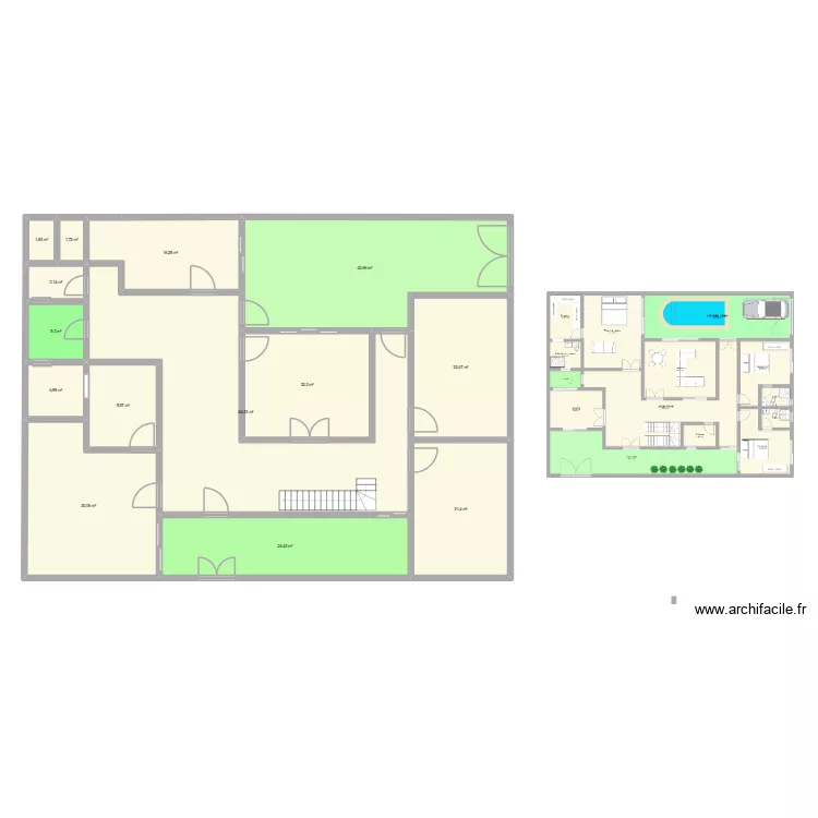 Plan Bambilor. Plan de 14  et 271 m²