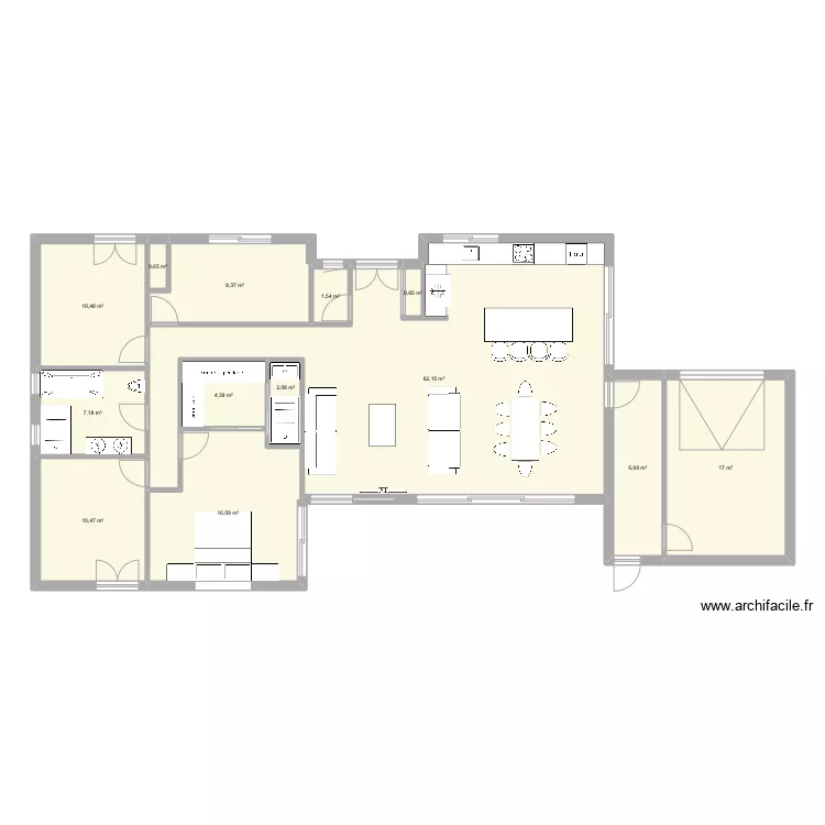 Maison 4. Plan de 