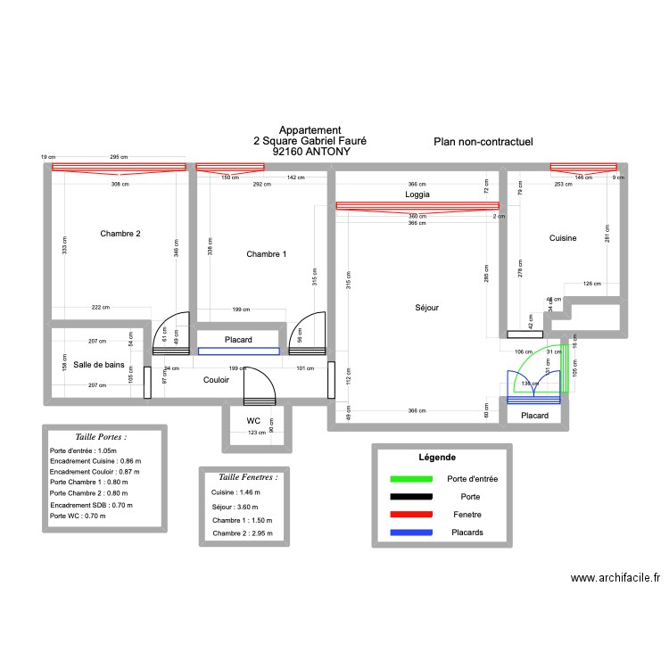 PLAN DIEUDONNE. Plan de 13 pièces et 75 m2