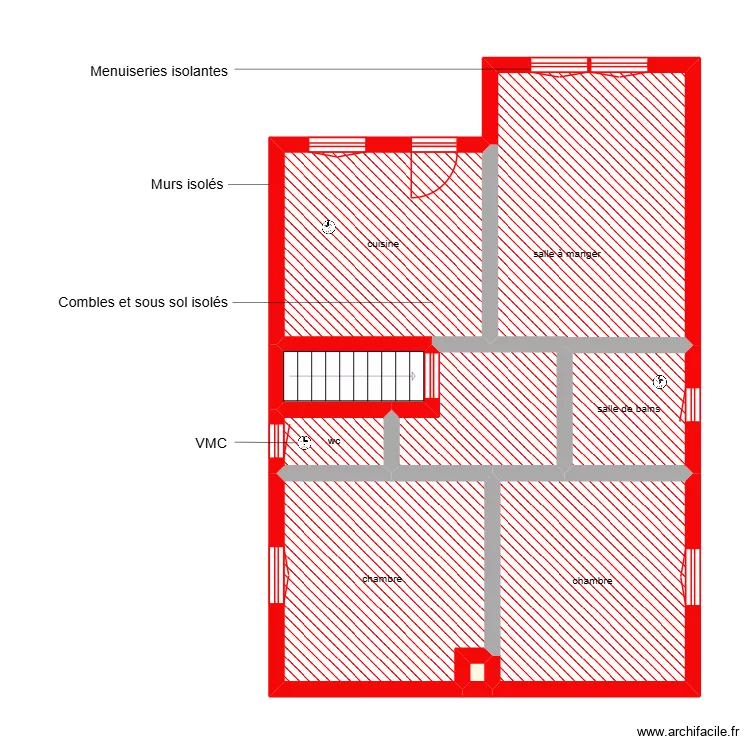FILJAK Katia étape 1. Plan de 8 et 62 m² FILJAK Katia étape 1. Plan de 8 et 62 m²