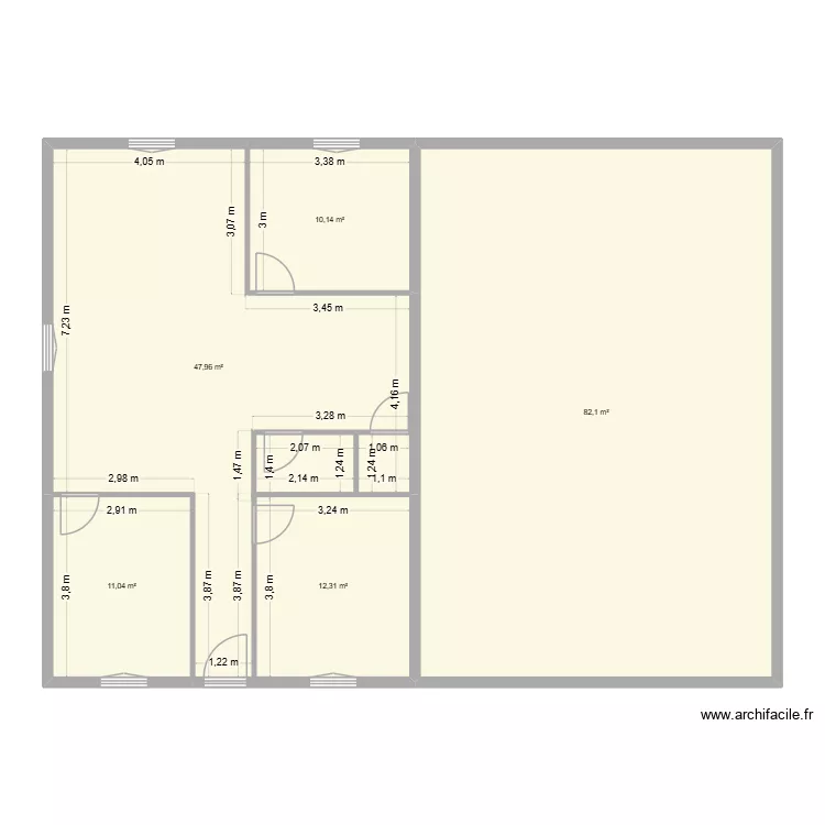 rdc loire. Plan de 5 et 164 m² rdc loire. Plan de 5 et 164 m²