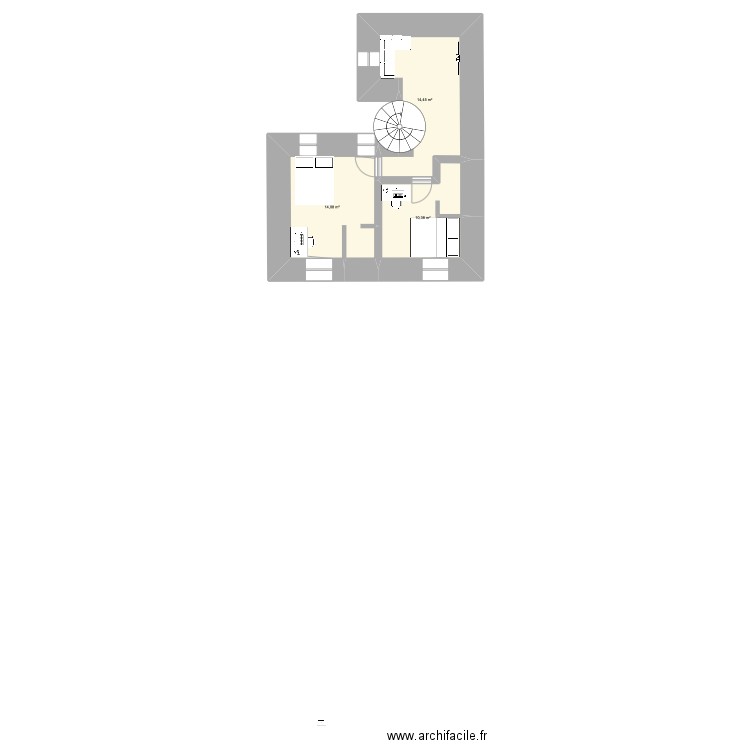 2EME ETAGE. Plan de 0 pièce et 0 m2