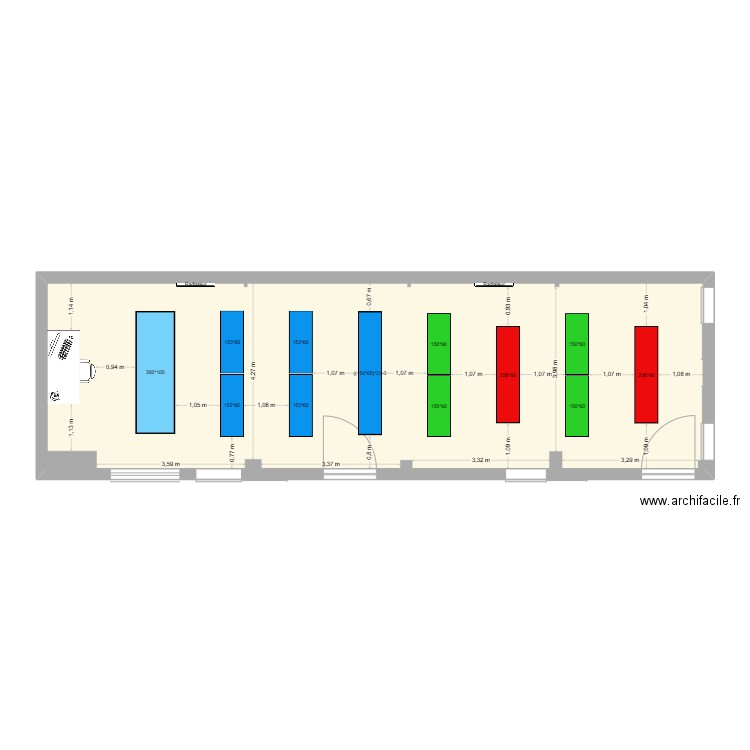 Stock DM 2025.05.16. Plan de 1 pièce et 71 m2