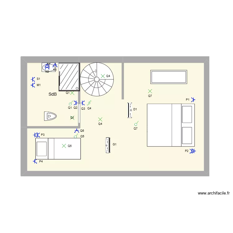 Appart_4_etage. Plan de 2 et 33 m² Appart_4_etage. Plan de 2 et 33 m²