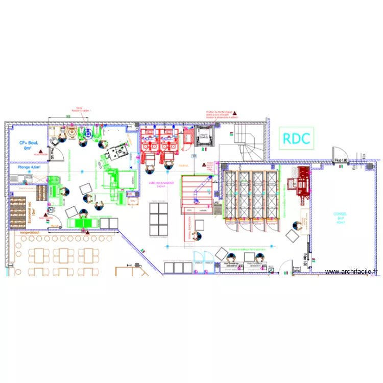 La motte labo RDC. Plan de 