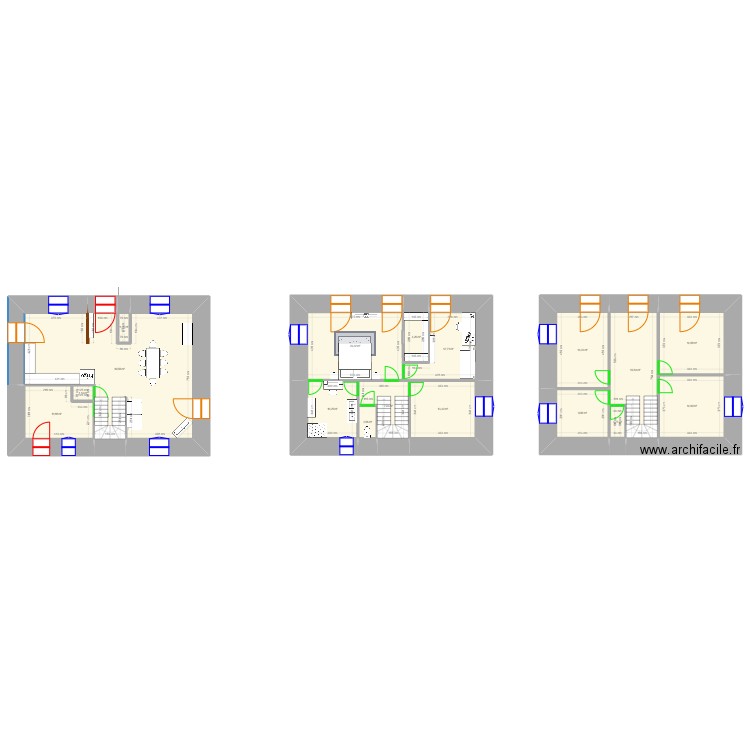 maison Blanzac. Plan de 0 pièce et 0 m2