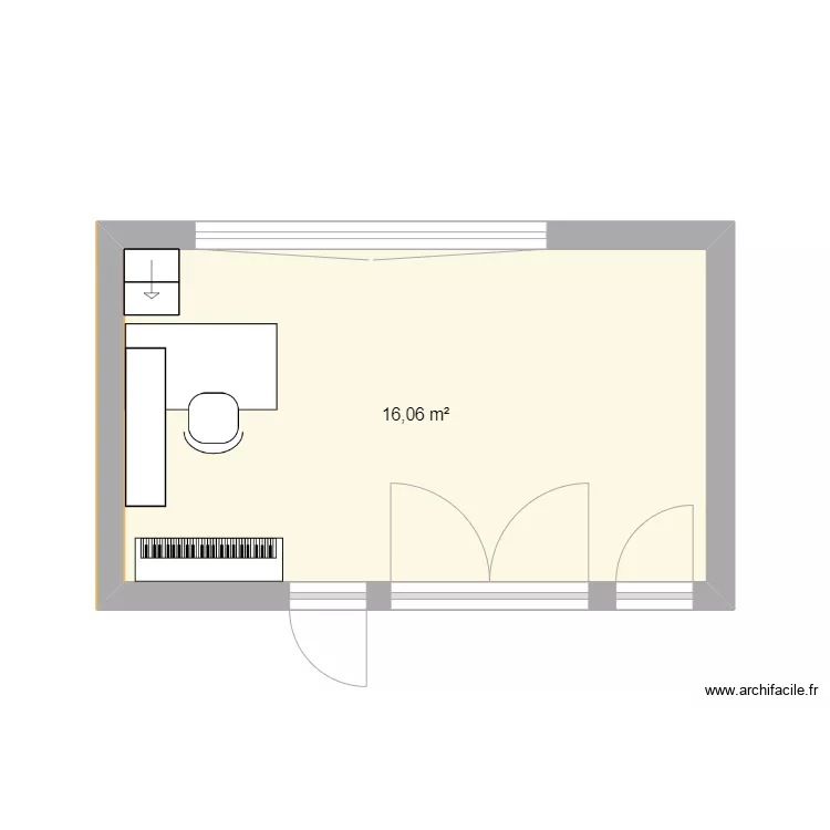 Pascal Mezzanine. Plan de 