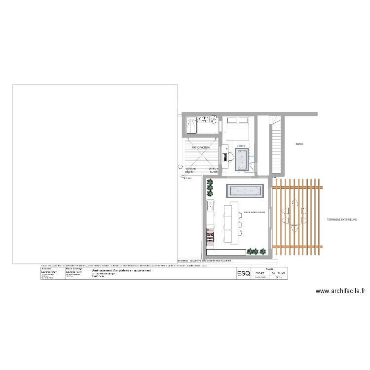 SUR-ELEVATION. Plan de 0 pièce et 0 m2