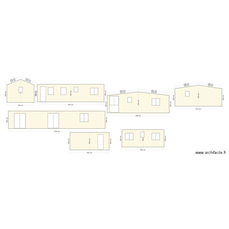 plan coupe facade. Plan de 0 pièce et 0 m2