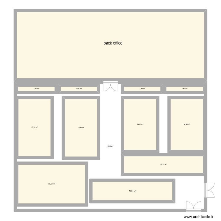 plan gifi. Plan de 13 pièces et 441 m2
