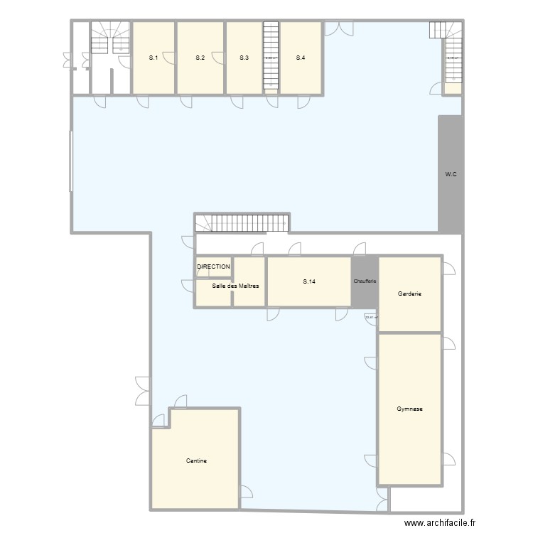 pic chabaud. Plan de 18 pièces et 398 m2