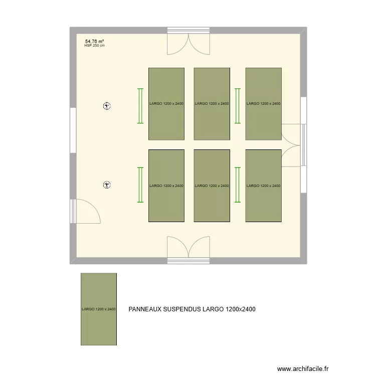 CSLH LA BAZOCHES - COM COM DE LA PLAINE NORD LOIRET. Plan de 