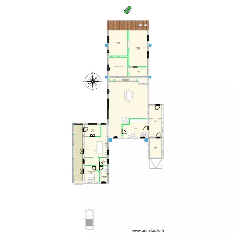 Sébastien chevalier plans maison. Plan de 15 Pièces et 157 m² Sébastien chevalier plans maison. Plan de 15 Pièces et 157 m²
