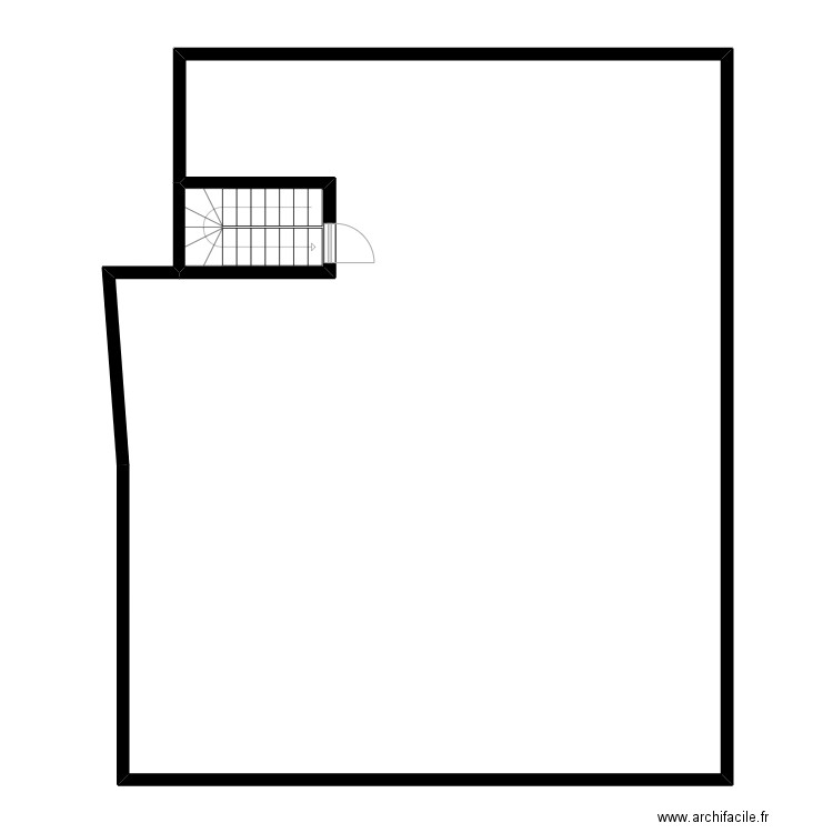 plan PC. Plan de 2 pièces et 142 m2