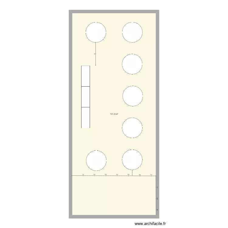 MARIAGE 1. Plan de 1  et 132 m²