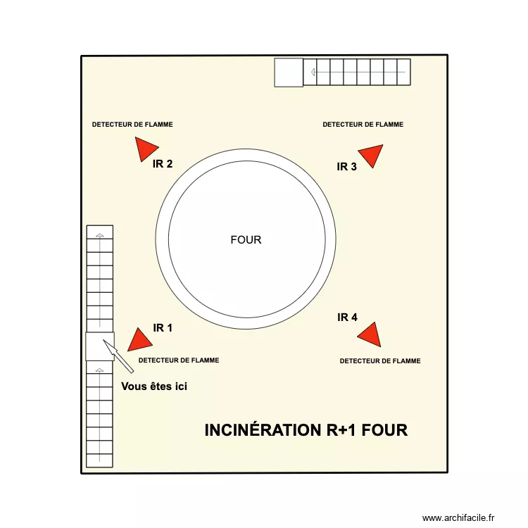 INCINERATION FOUR R+1. Plan de INCINERATION FOUR R+1. Plan de