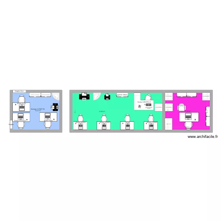 BUREAUX DOUAINS. Plan de 