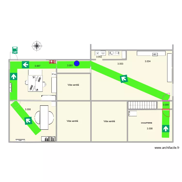 RDC S1P_ d&eacute;tecteurs. Plan de 