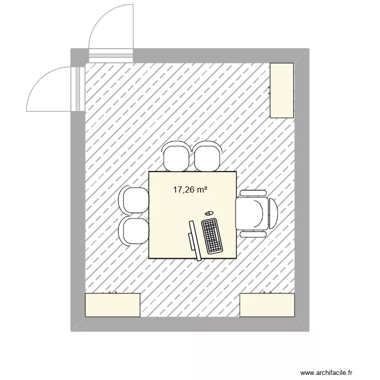 bureau. Plan de 
