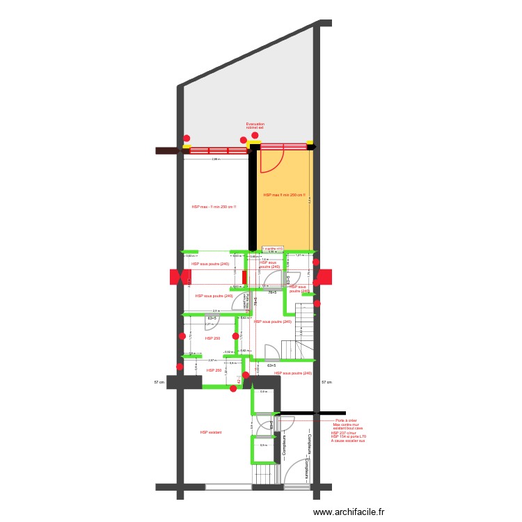 BAUCQ 77 Rez de Jardin HSP. Plan de 0 pièce et 0 m2