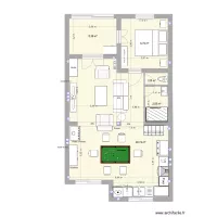 Garluche cuisine chambre escalier escamotable