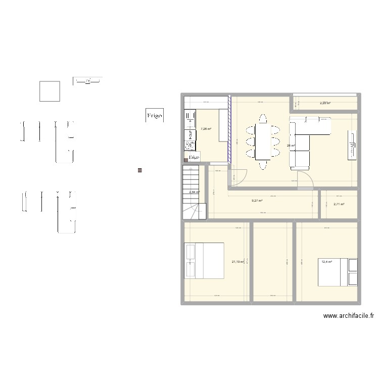 H2 E3. Plan de 0 pièce et 0 m2
