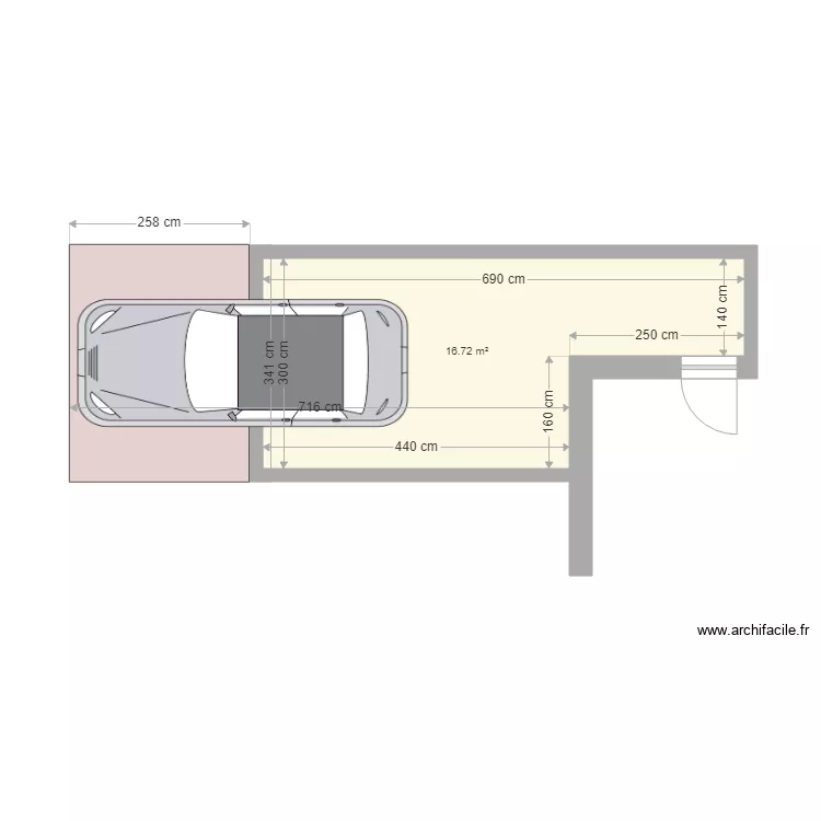 Garage. Plan de 
