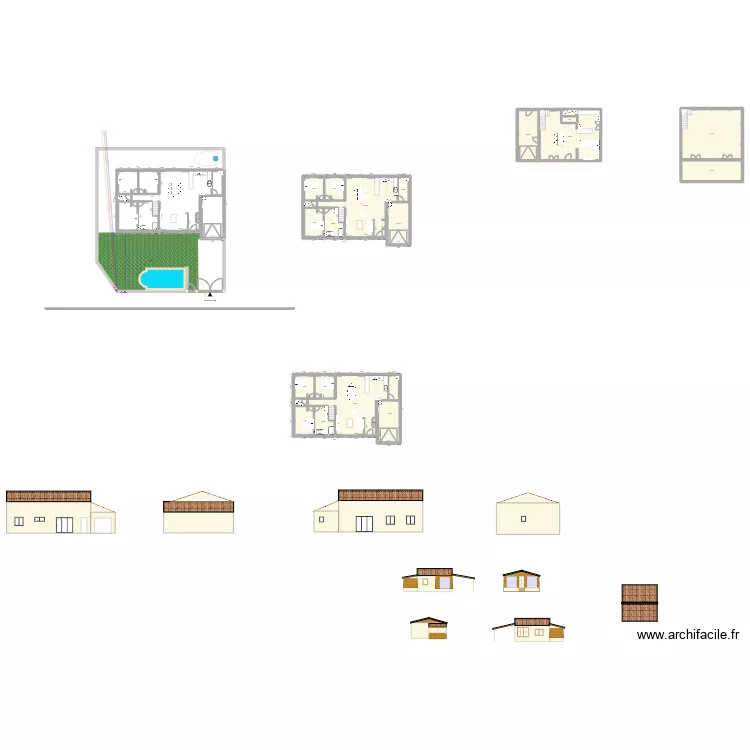 Maison plein pied Villeveyrac. Plan de 25 pièces et 425 m²