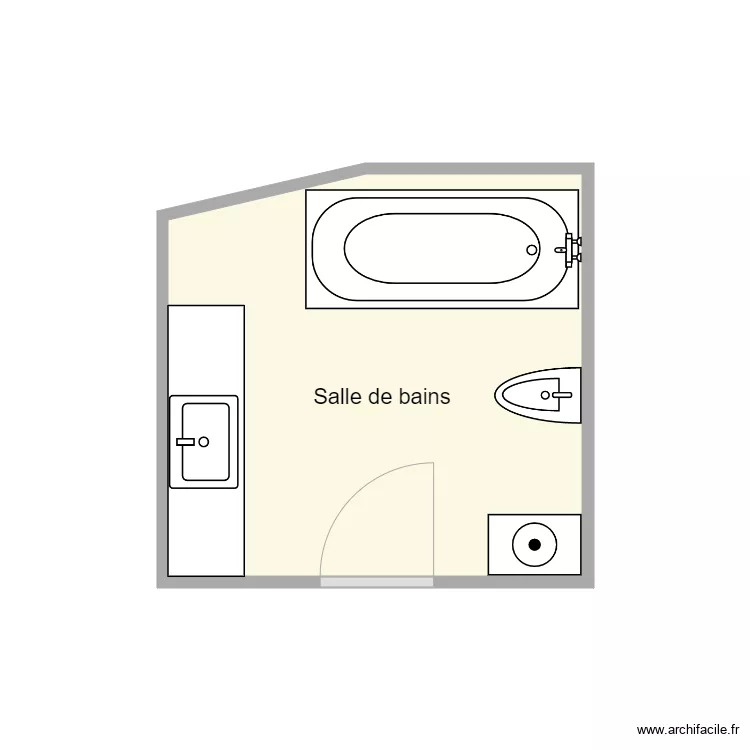 plan avant travaux LEON. Plan de 