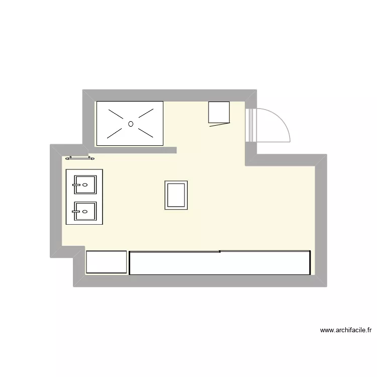 ARDOIN SALLE DE BAINS 2026. Plan de 1  et 12 m²