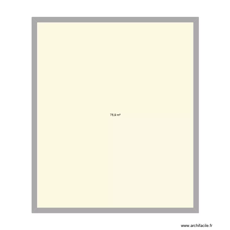 Lagorce. Plan de 1  et 76 m²