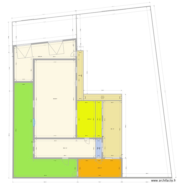 MESCHERS PLAN DE MASSE 02-2024 - B. Plan de 10 pièces et 310 m2